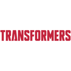 The word TRANSFORMERS in bold, red, uppercase letters with a stylized A resembling a robot or mechanical part, set against a white background.