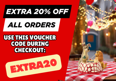 Promotional offer with voucher code on a festive background