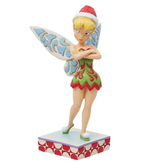 Disney Traditions Cheeky Christmas Pixie Tinker Bell Christmas Figurine by Jim Shore 6013063