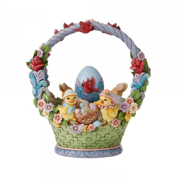 Heartwood Creek by Jim Shore 17th Annual Easter Basket Figurine 6008810