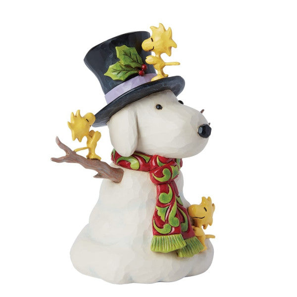 Snoopy Snowman Figurine by Jim Shore 6015031