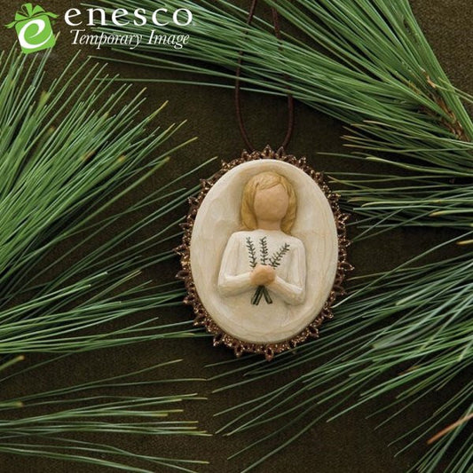 Willow Tree Remembrance Metal-edged Ornament 26212