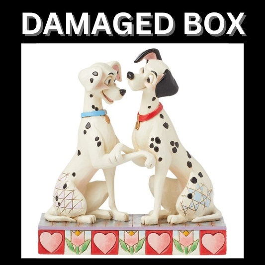 DAMAGED BOX - Disney Traditions 101 Ways to Love You (Pongo & Perdita Dalmatians Figurine) By Jim Shore 6016331