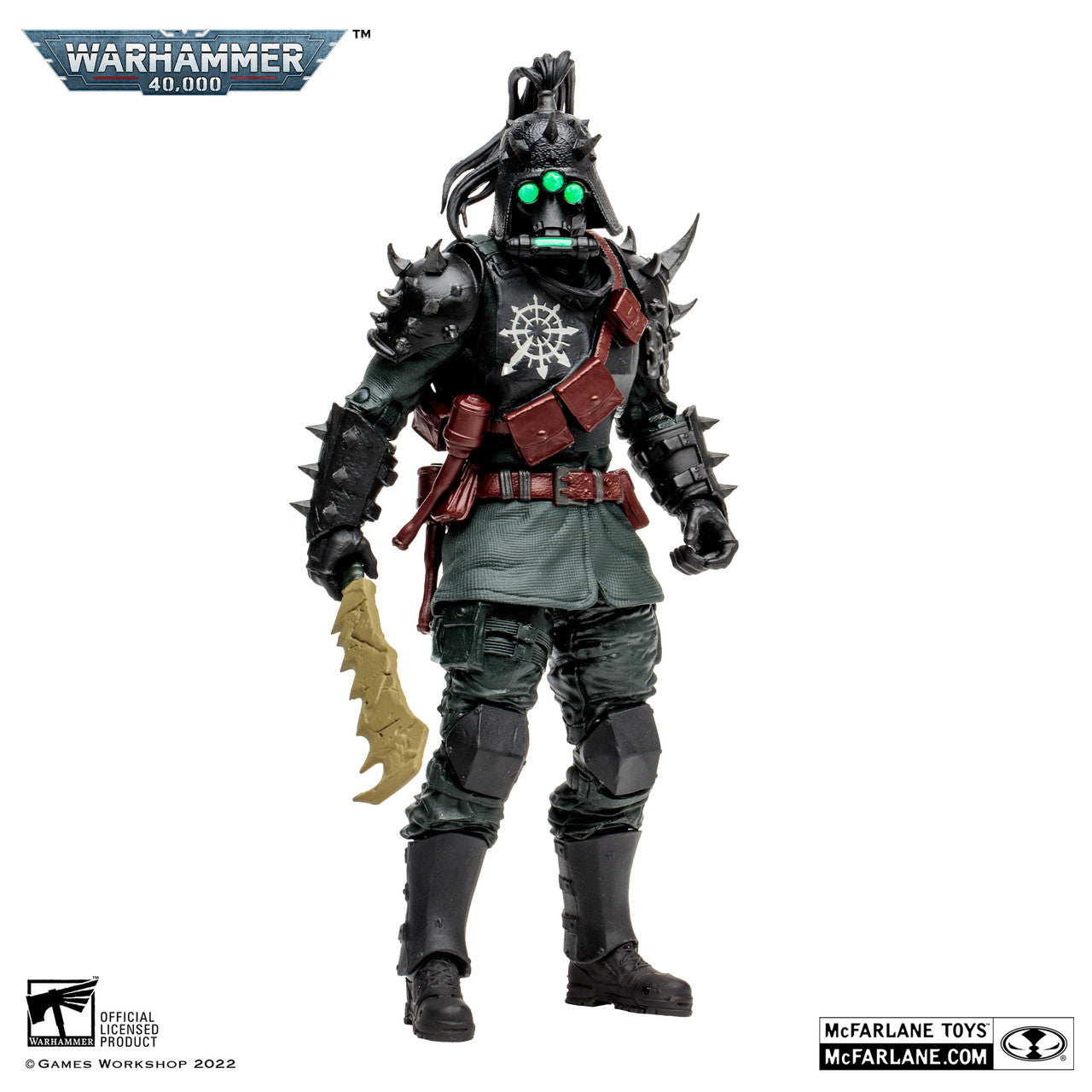 McFarlane Toys Warhammer 40,000 Darktide Traitor Guard Helmet Variant