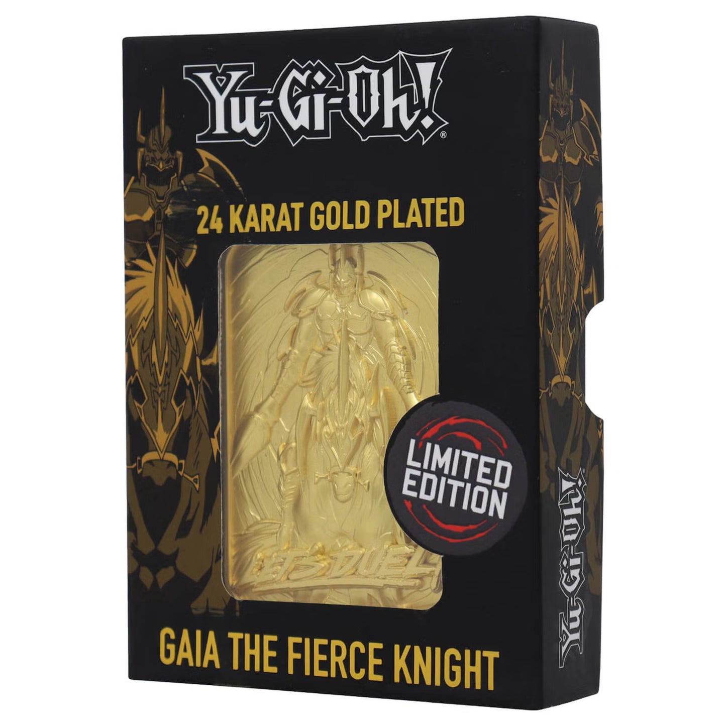 Yu-Gi-Oh! Gaia The Fierce Knight 24K Gold Plated Metal Card