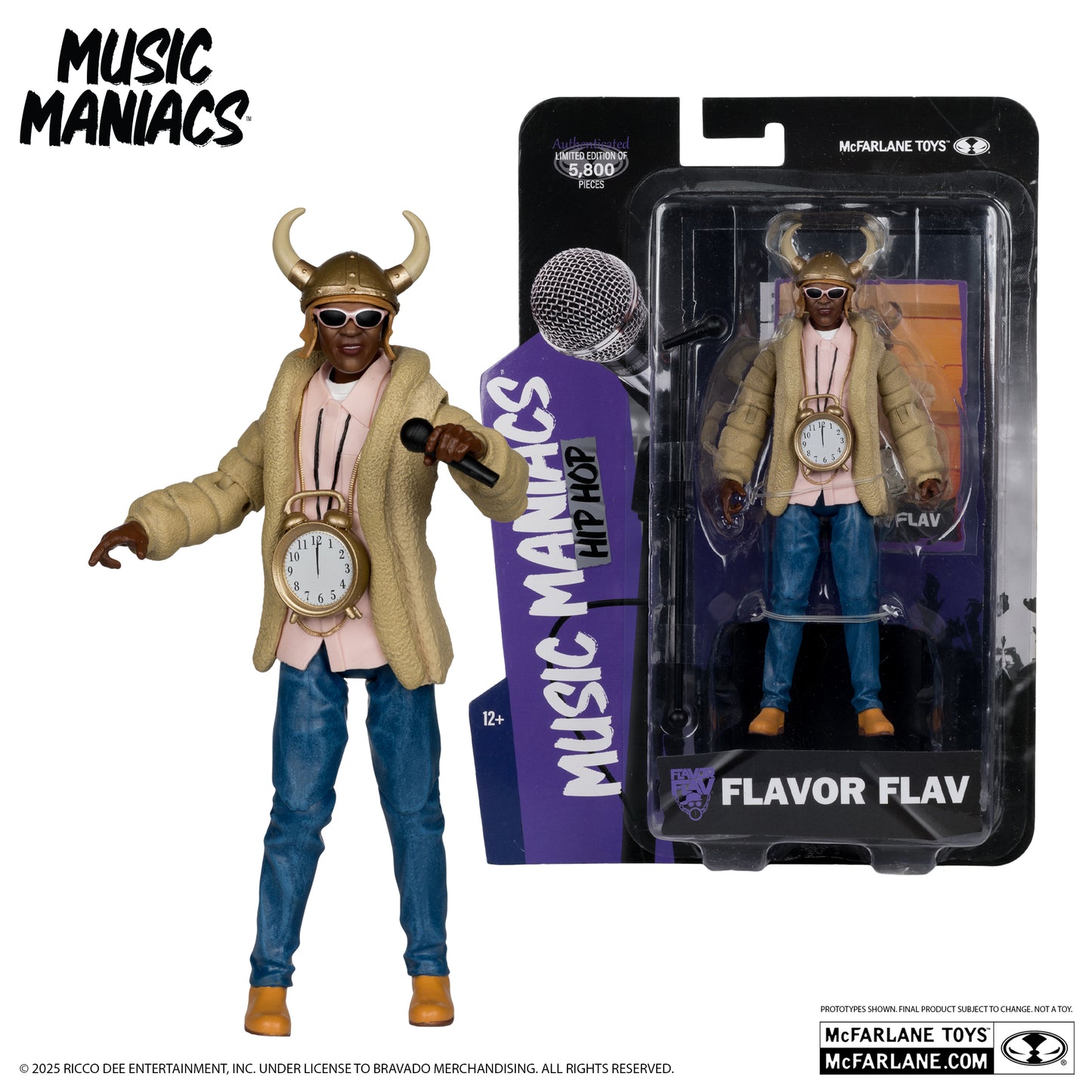 McFarlane Toys Music Maniacs Flavor Flav Hip Hop