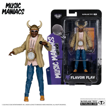McFarlane Toys Music Maniacs Flavor Flav Hip Hop