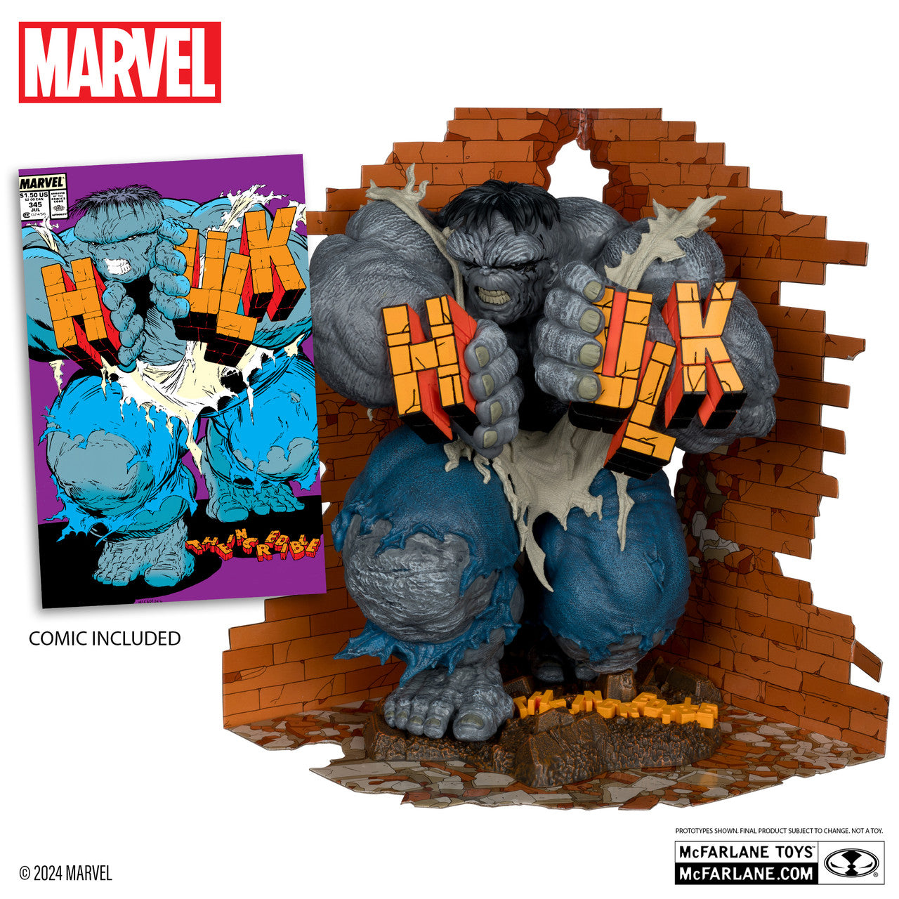 THE INCREDIBLE HULK BY MCFARLANE TOYS