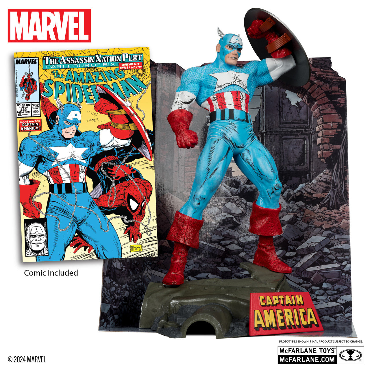 CAPTAIN AMERICA FROM MCFARLANE TOYS