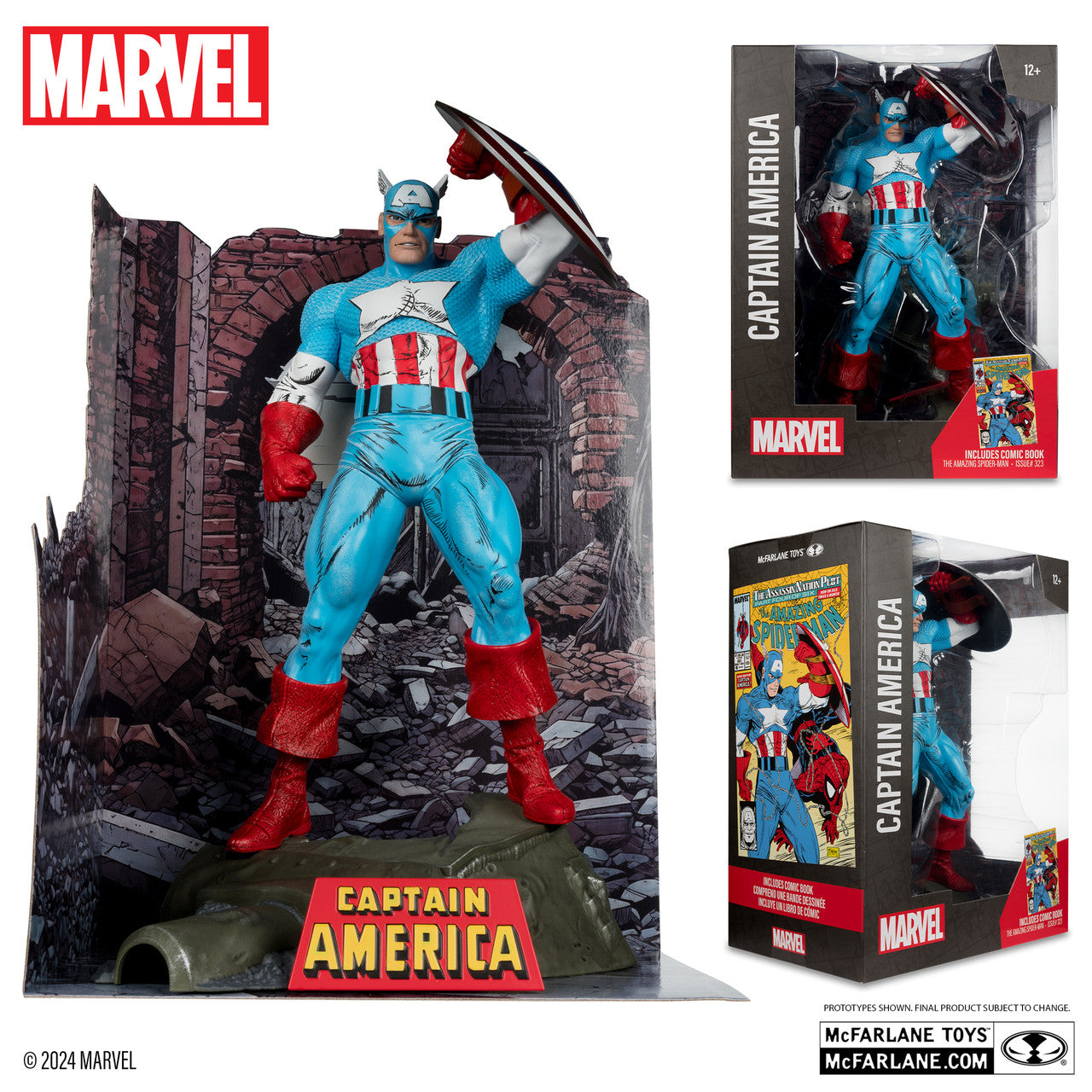 CAPTAIN AMERICA FROM MCFARLANE TOYS