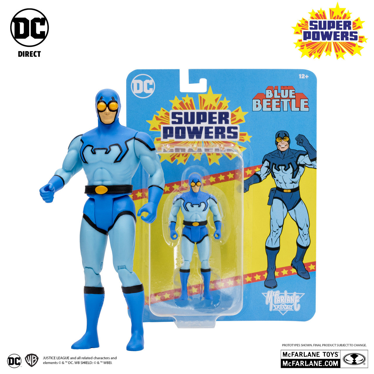 BLUE BBEETLE BY MCFARLANE TOYS