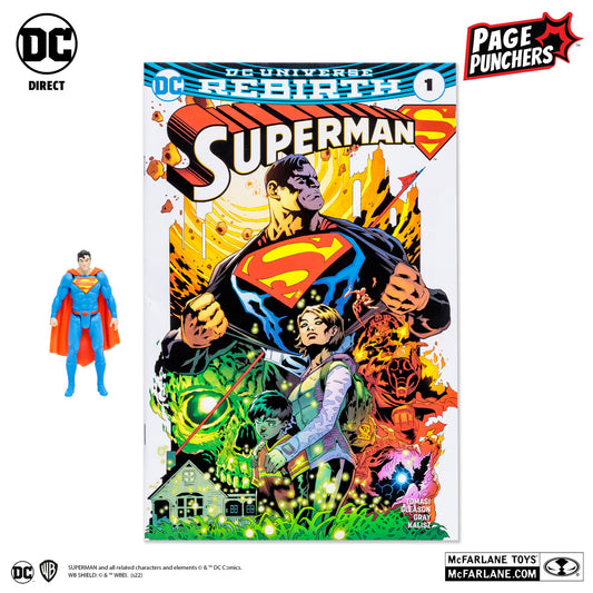 Page Punchers Superman 3" Figure With Comic