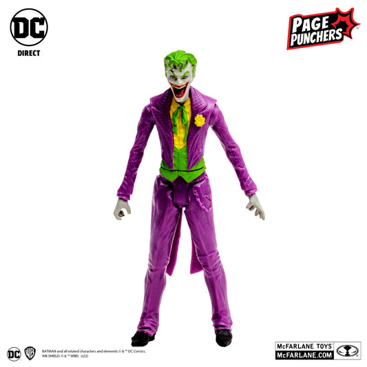 JOKER WITH COMIC BY MCFARLANE TOYS