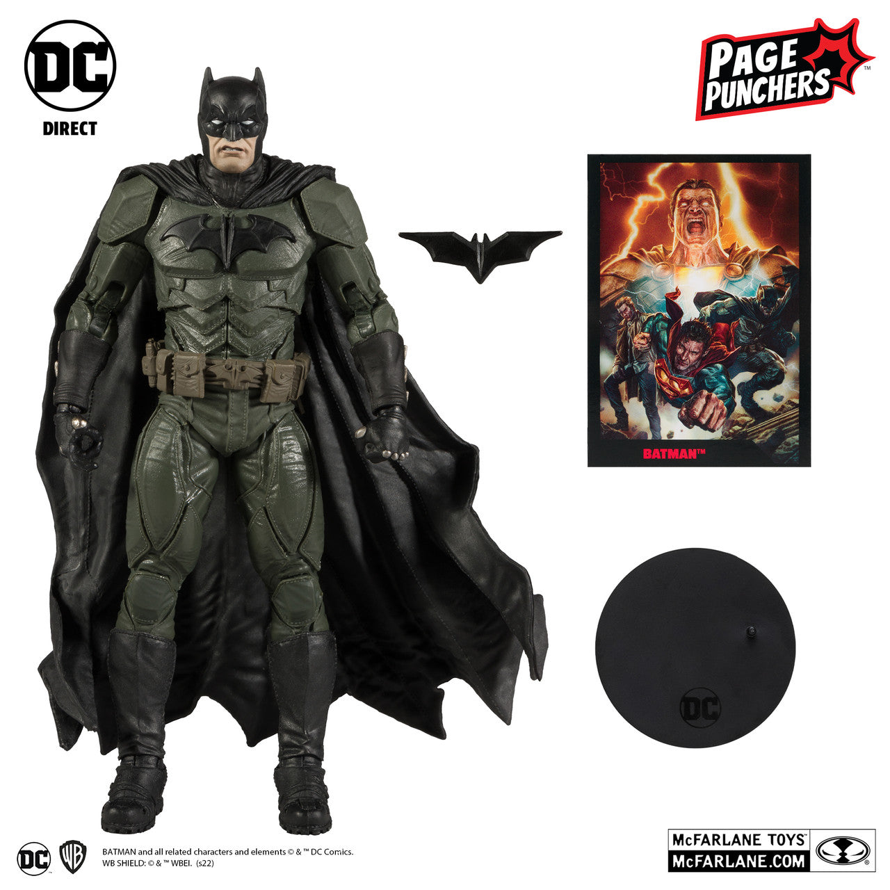Page Punchers Batman 7" Figure With Comic