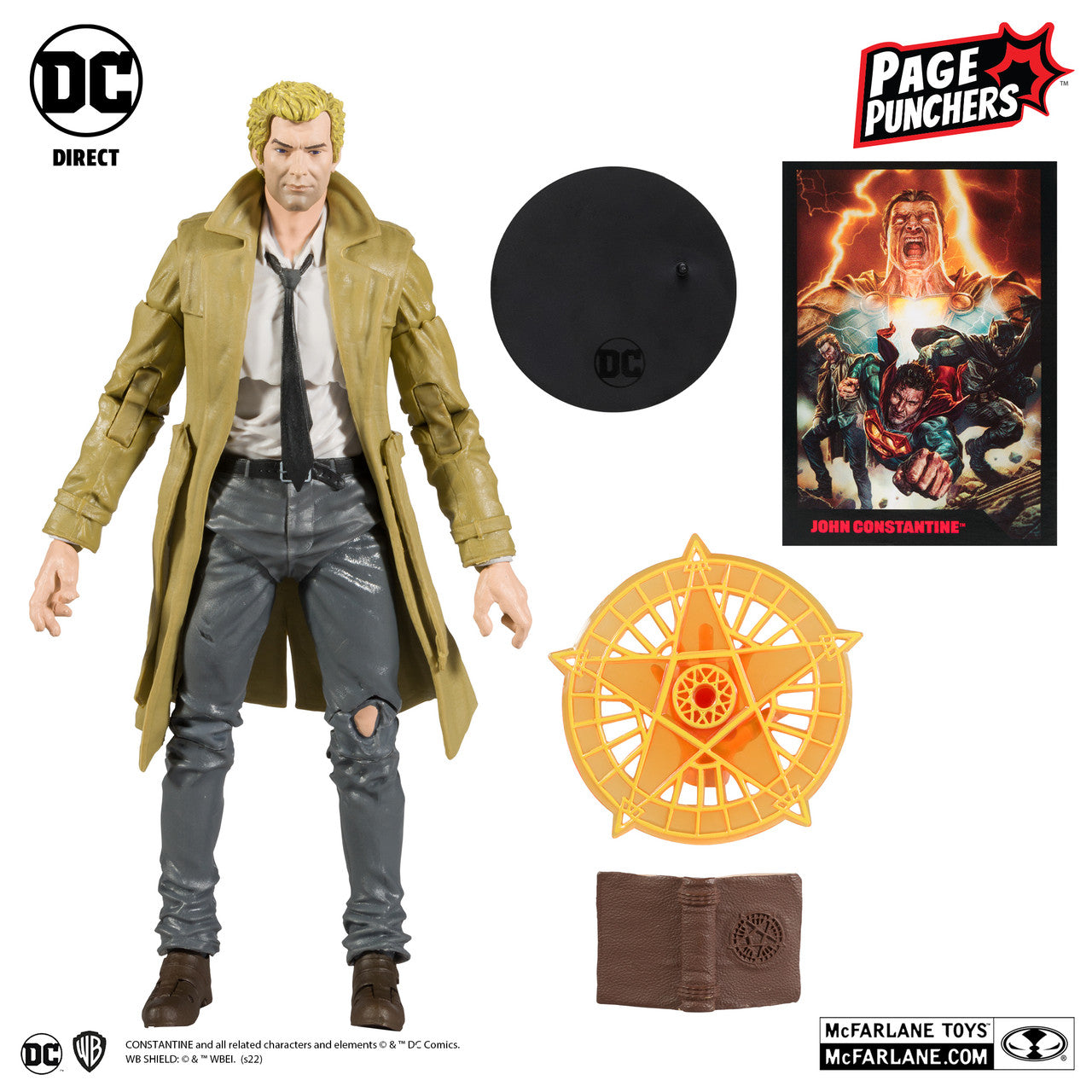 Page Punchers Constantine 7" Figure With Comic