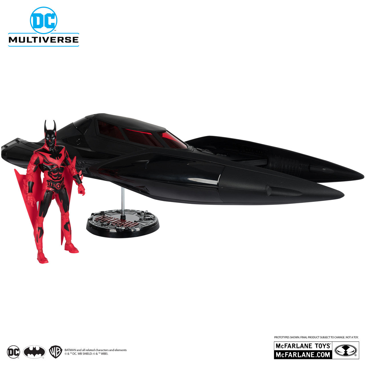 batman and batmobile by mcfarlane toys