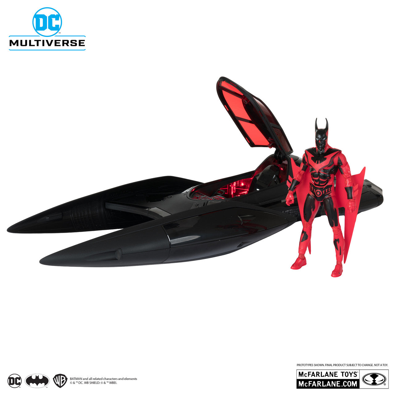 batman and batmobile by mcfarlane toys