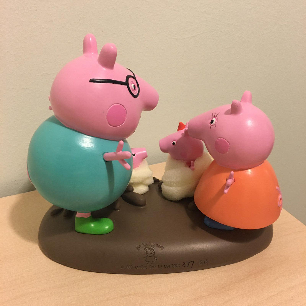 Peppa Pig '15 Years Of Muddy Puddles' figurine