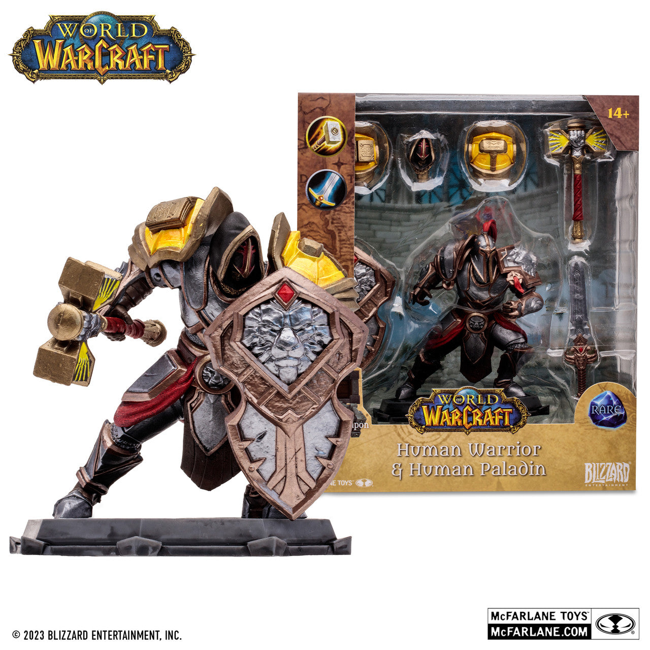 human warrior / paladin by mcfarlane toys