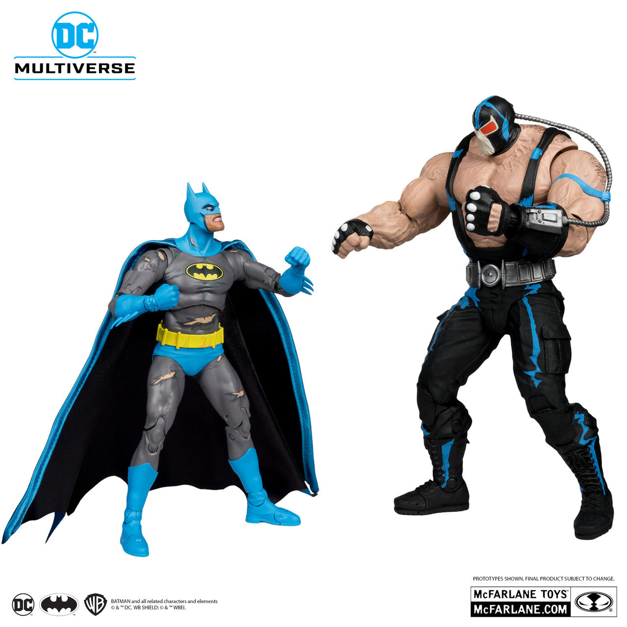 batman vs bane by mcfarlane toys