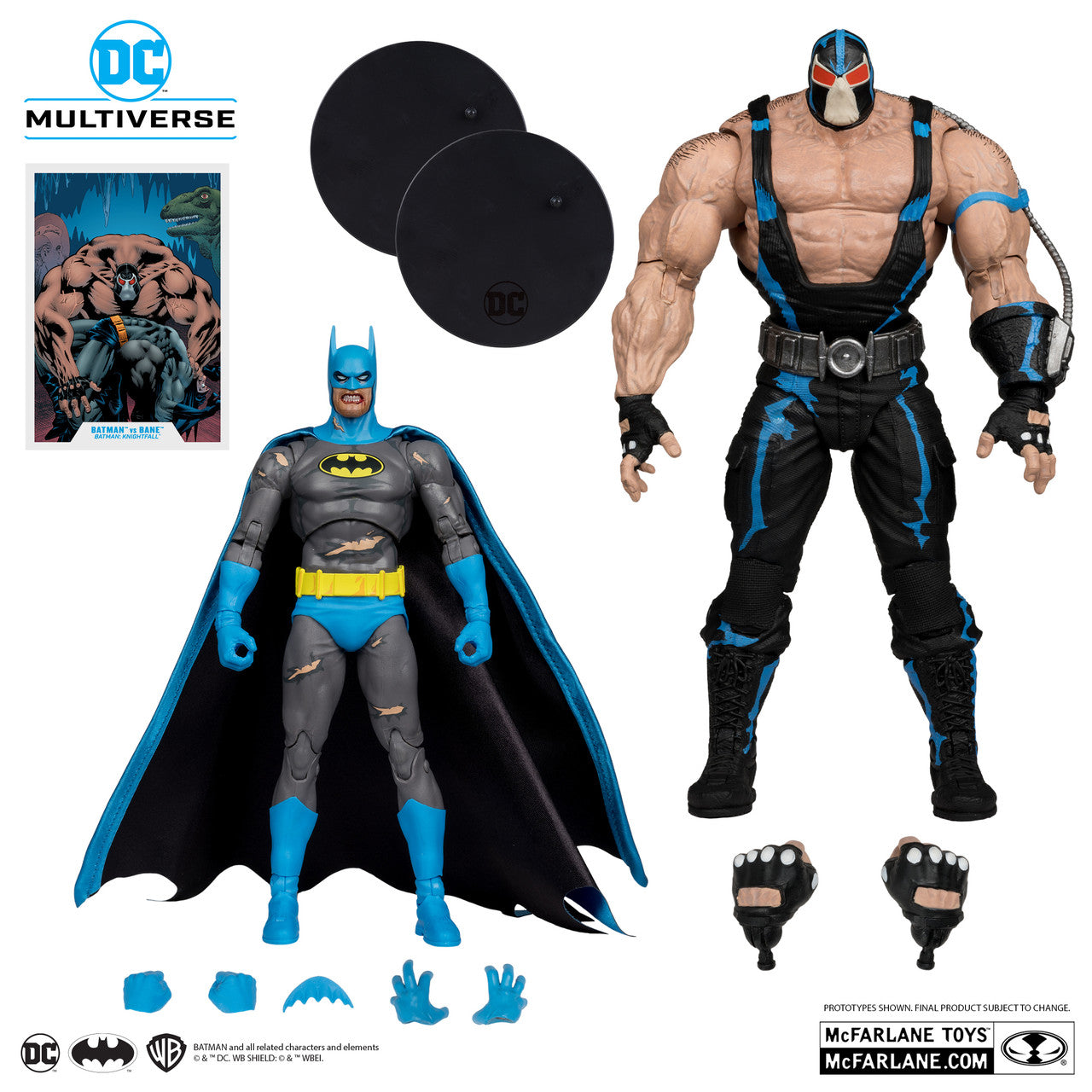 batman vs bane by mcfarlane toys