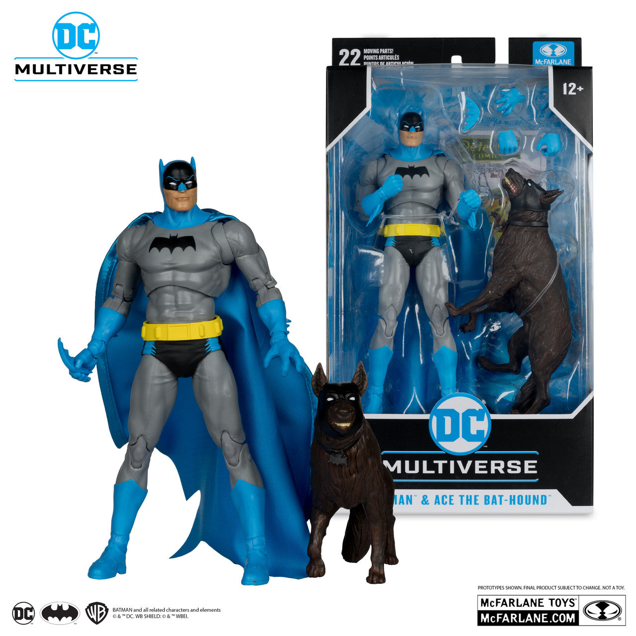 BATMAN AND ACE THE BAT HOUND BY MCFARLANE TOYS