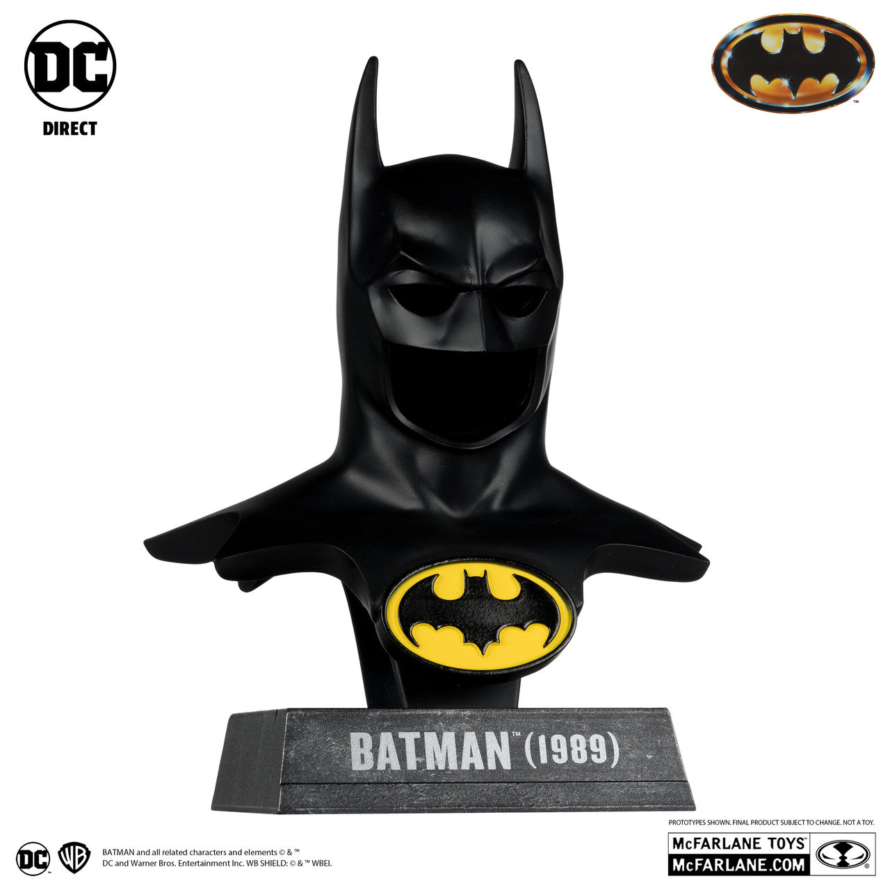 BATMAN 1989 COWL BY MCFARLANE TOYS