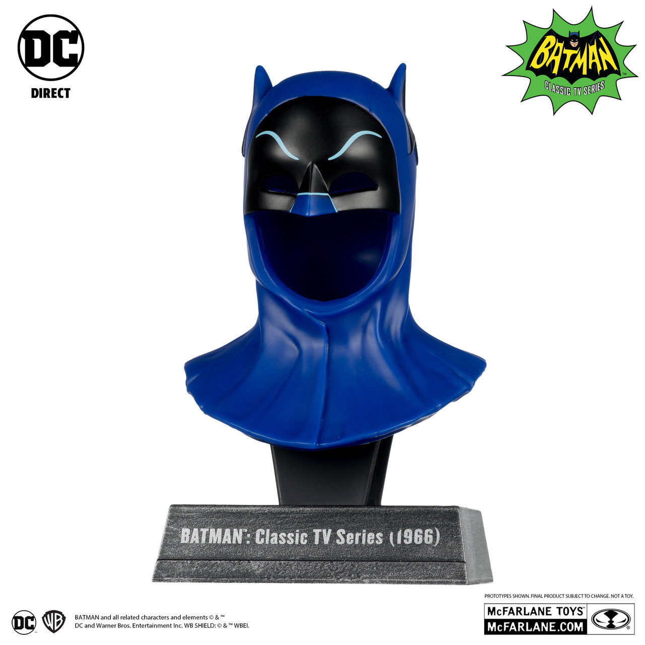 BATMAN COWL CLASSIC TV SERIES BY MCFARLANE TOYS