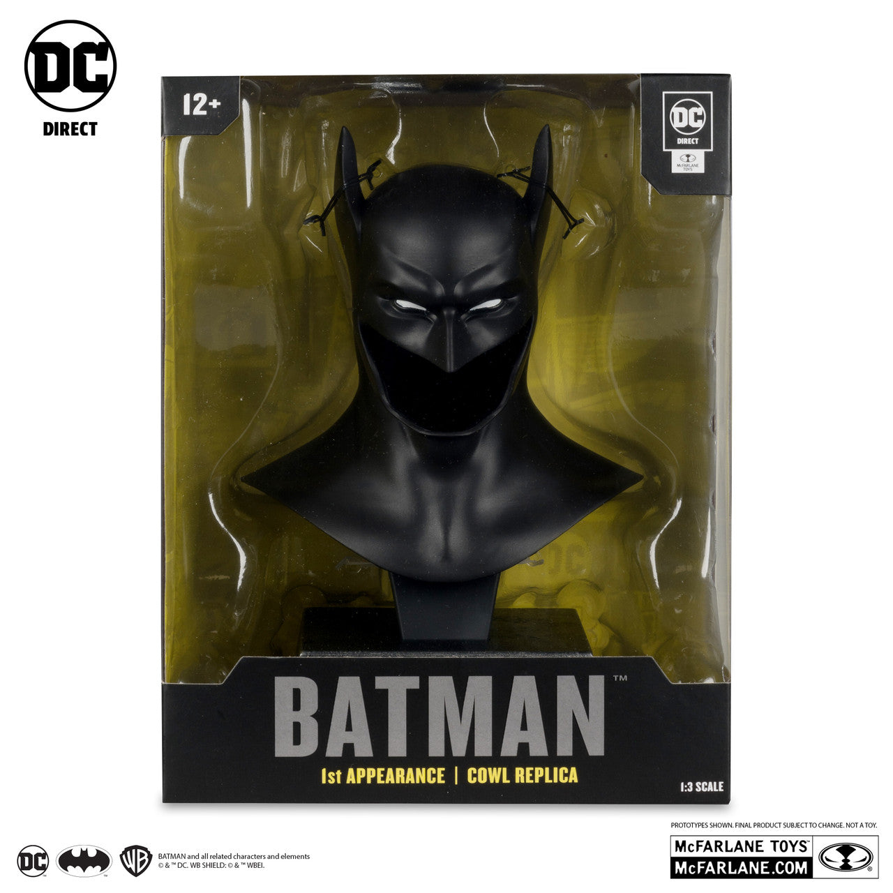 detective comics replica cowl by mcfarlane toys