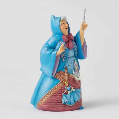 Disney Traditions Midnight Magic (Cinderella Fairy Godmother) Figurine By Jim Shore 6016898