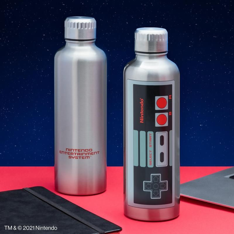 NES Metal Water Bottle By Paladone