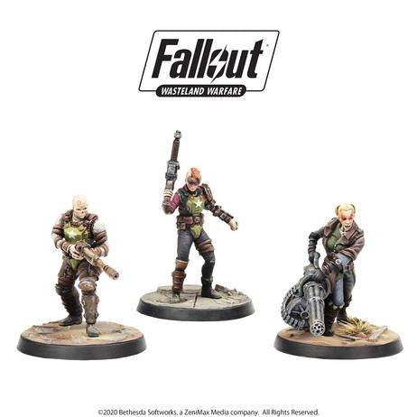 Fallout Wasteland Warfare Raiders Ack-ack, Sinjin & Avery