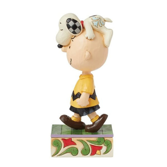 Head Honcho (Snoopy on Charlie Brown's Head) Peanuts Figurine By Jim Shore 6016270