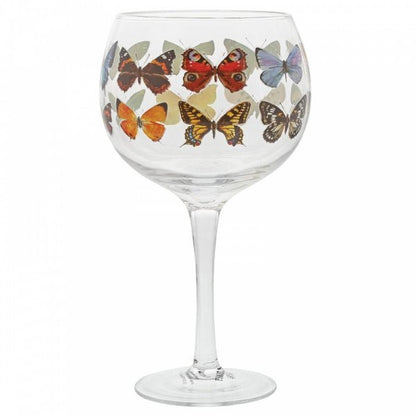 butterflies gin copa glass by ginology