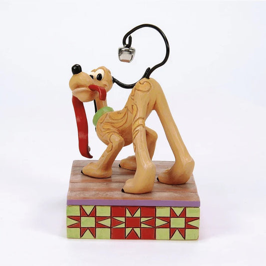 Disney Traditions Jolly Jingle Tail (Pluto with Bells) Figurine By Jim Shore 6016885