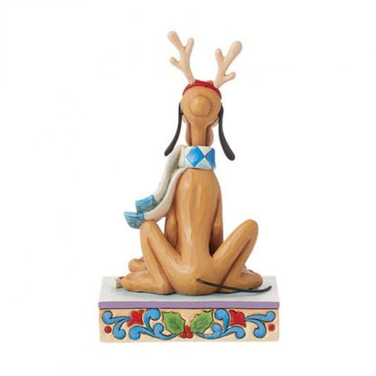Disney Traditions Christmas Pluto Figurine by Jim Shore 6015012