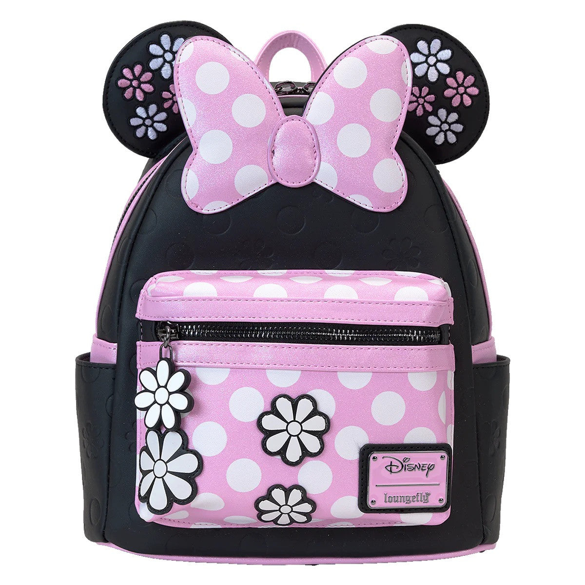 Loungefly Minnie Mouse Floral Rock The Dots Disney Mini Backpack WDBK3879
