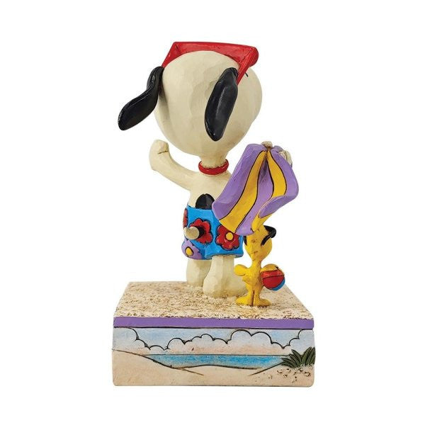 Snoopy and Woodstock On The Beach Peanuts Figurine 6014338
