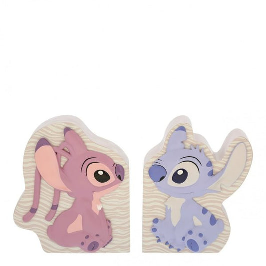 Disney Home Stitch and Angel Bookends A32324