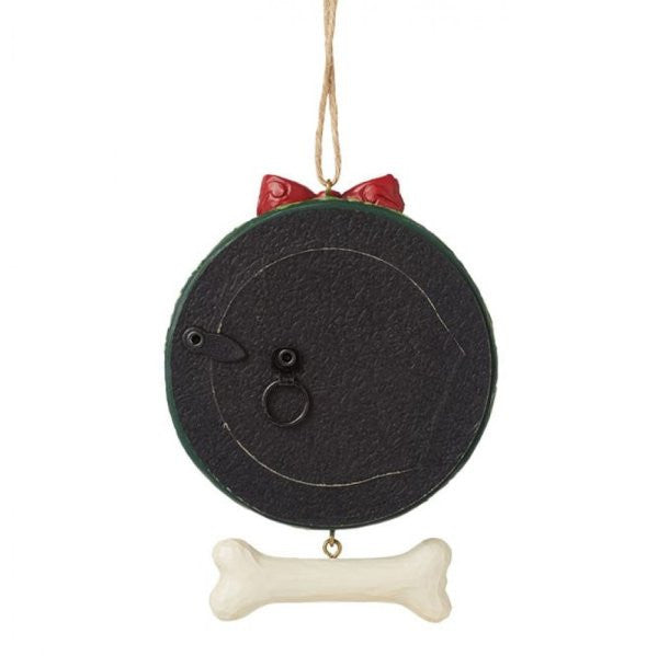 Heartwood Creek By Jim Shore Dog Wreath Pet Hanging Ornament 6015516