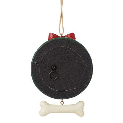 Heartwood Creek By Jim Shore Dog Wreath Pet Hanging Ornament 6015516