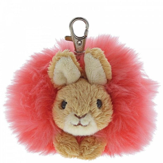 Beatrix Potter Flopsy Bunny Pom Pom Keyring Bag Clip 6053551