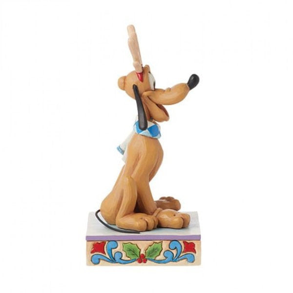 Disney Traditions Christmas Pluto Figurine by Jim Shore 6015012