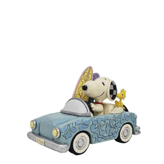 Sunny Drives and Surfing Waves (Snoopy Surfboard Car) Peanuts Figurine By Jim Shore 6016272