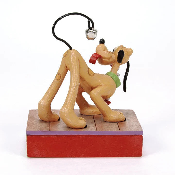 Disney Traditions Jolly Jingle Tail (Pluto with Bells) Figurine By Jim Shore 6016885