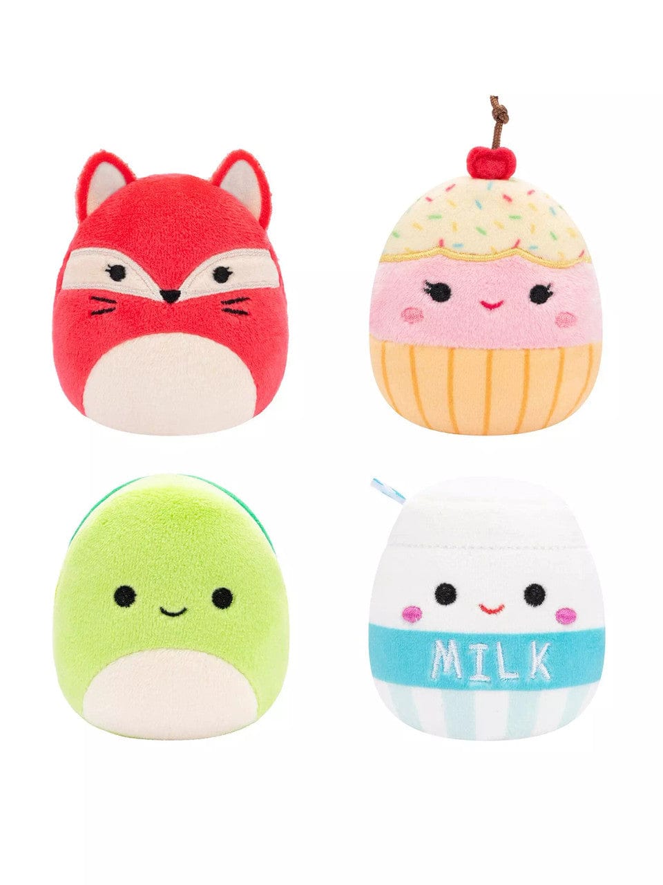 4 Pack Of Micromallows Melly Clara Fifi Henry By Original Squishmallows