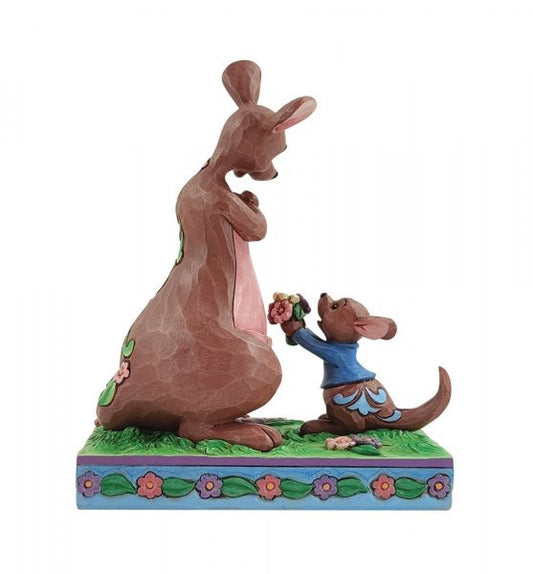 back view of Disney Traditions Roo and Kanga figurine by Jim Shore