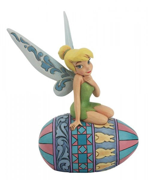 front view of Disney Traditions Easter Tinkerbell figurine by Jim Shore