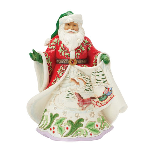 Heartwood Creek By Jim Shore Magical Sleigh Ride (Santa Musical Winter Scene) Figurine 6017001