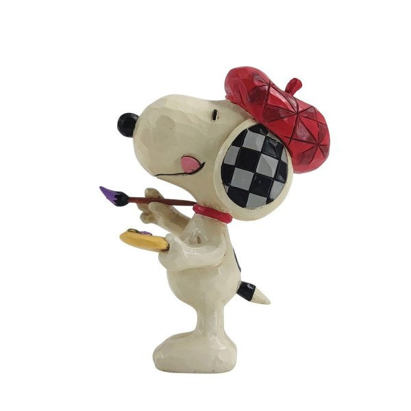 Snoopy Artist Peanuts Mini Figurine By Jim Shore 6011956